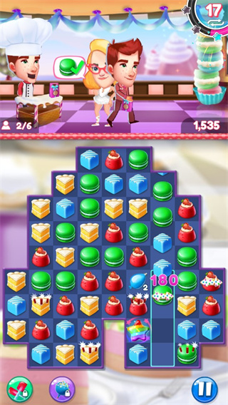 做蛋糕小游戏下载_卡通画风蛋糕游戏_疯狂蛋糕消除手游