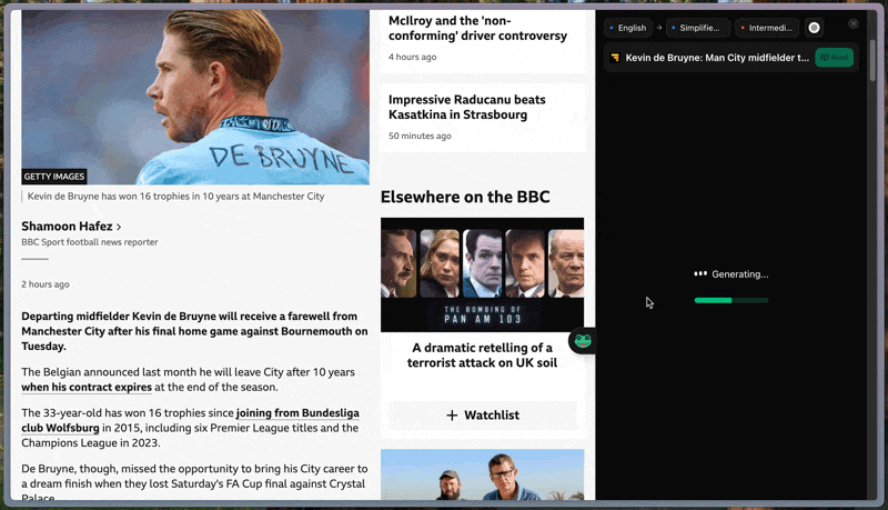 Read Frog开源AI浏览器扩展_能翻译的手机浏览器_沉浸式语言学习助手