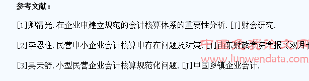 民营中小企业会计核算存在的问题及对策探析